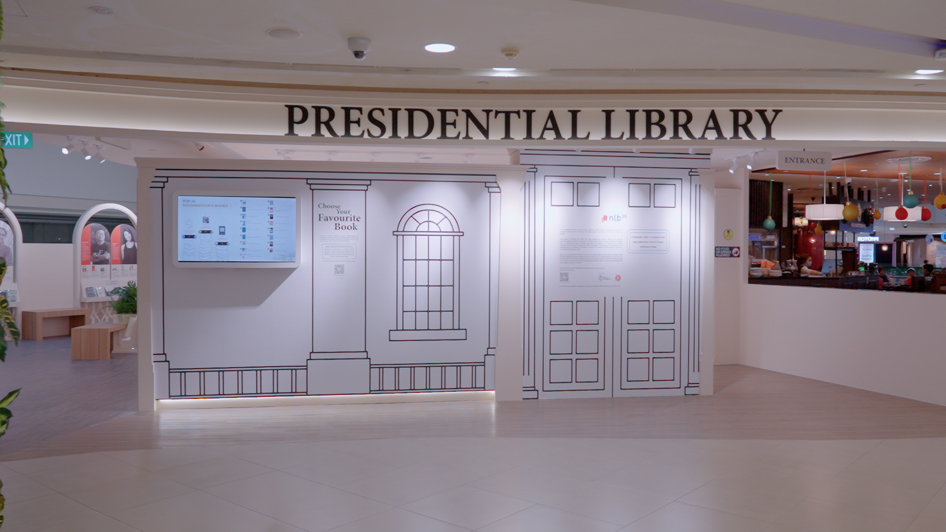 NLB Presidential Pop-Up Library